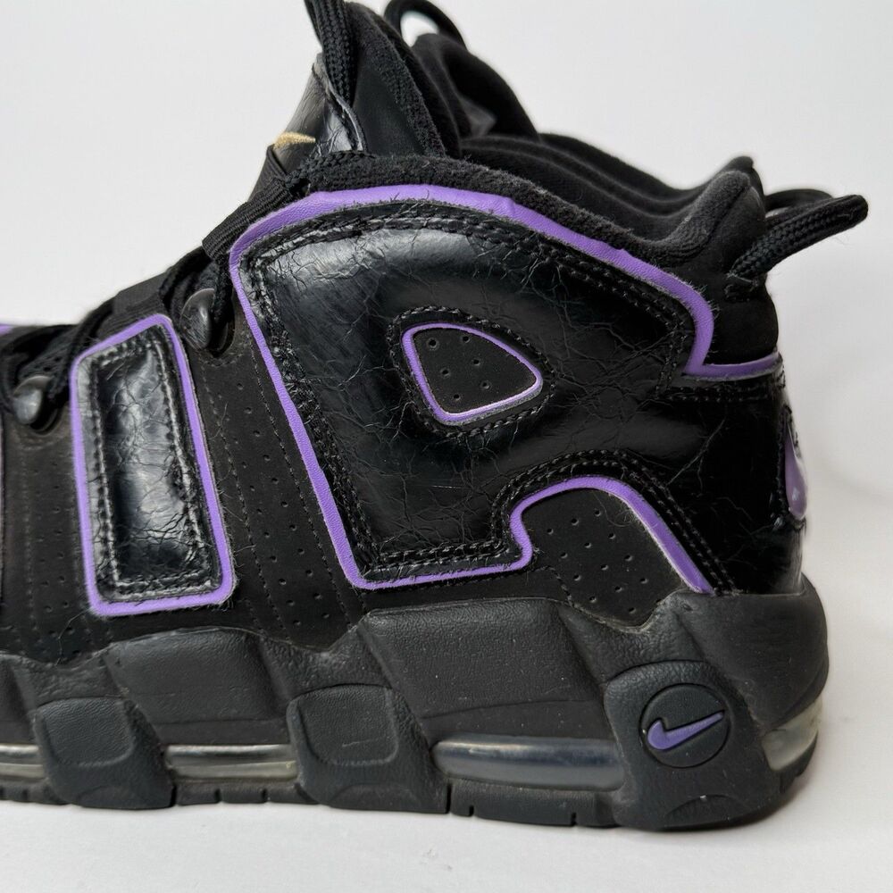 Nike Air More Uptempo 96 Shoes Black Action Grape DV1879-001 Mens Size 8 - Picture 5 of 13